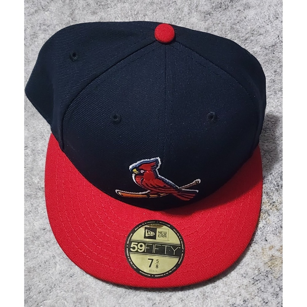 NWT St. Louis Cardinals Men's Alt 2 On Field 59FIFTY Fitted Hat Size 7-5/8
